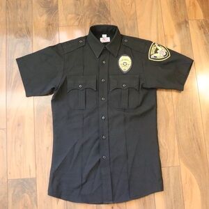 First Class Private Security Uniform Short Sleeve Shirt Men’s Small
